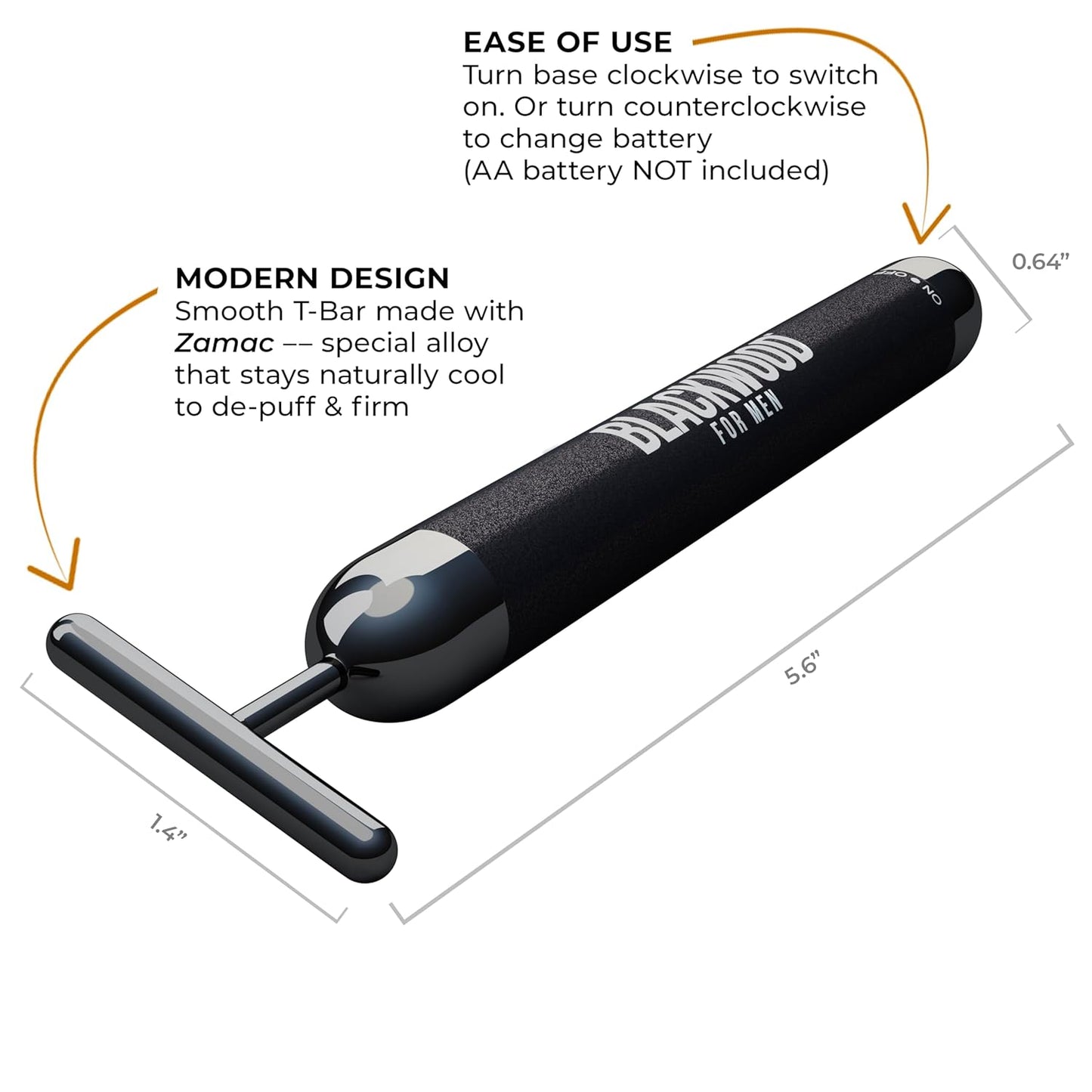Eye Roller Facial Skincare Massager - Spa Jade Roller Alternative - Fights Puffy Eyes, Dark Circles, & Crow'S Feet - Skin Tightening Self-Care Treatment